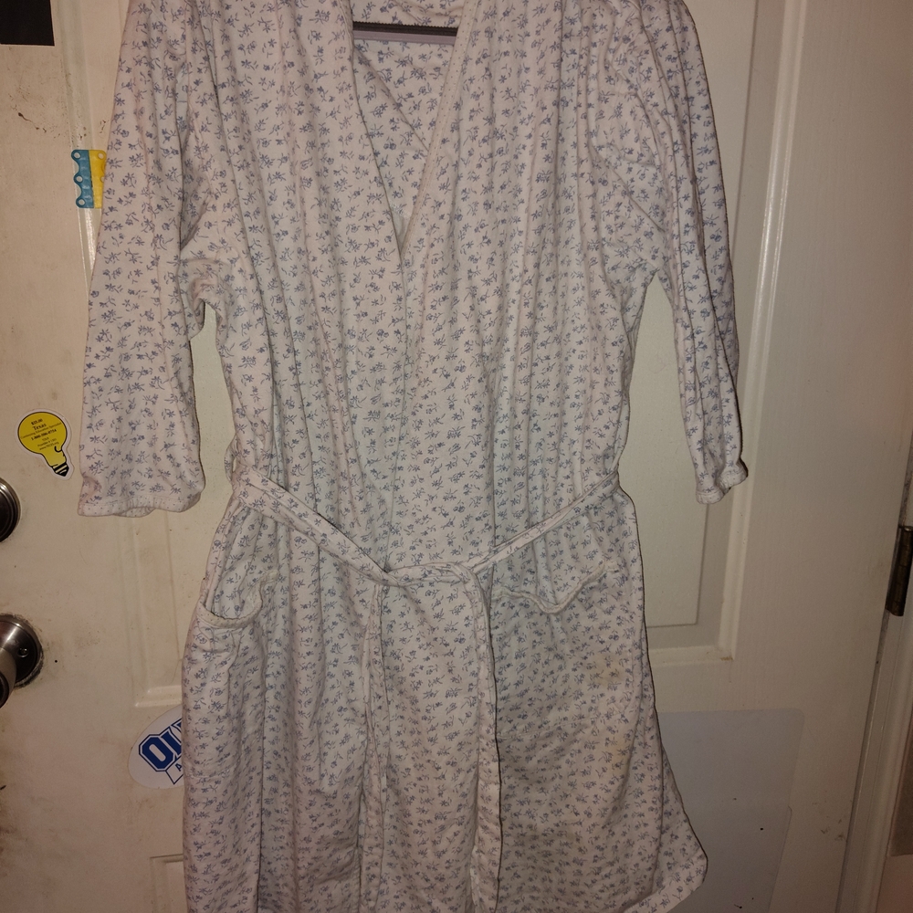 Floral Patterned Motherhood Pregnancy Robe